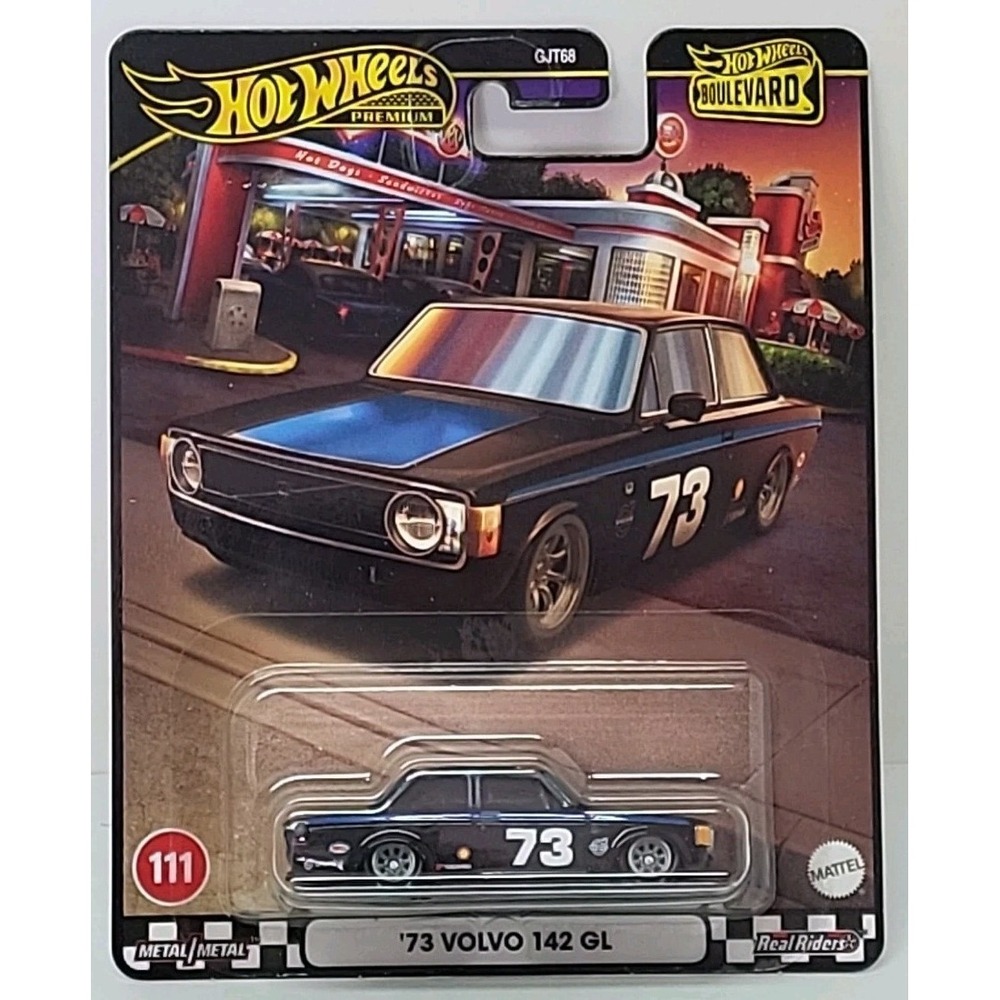 2024 Hot Wheels‎ Boulevard # 111 '73 Volvo 142 GL Car Toy Collectible Collect